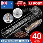 Coffee Pod Holder Stand Dispenser Rack Storage Capsule For Nespresso 40 Pods