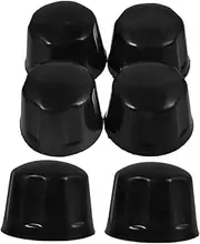 ABOOFAN 4pcs Durable Rubber Cap Cover for ATV Trailer Wheel Hub Protection Easy Installation Mud and Compatible with Quad Trailers and Go Karts