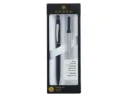 Cross Click Ballpoint Pen Matte Black & Xtra Bonus Refill New In Box AT0622s-102