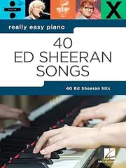Hal Leonard Really Easy Piano 40 Ed Sheeran Songs Book