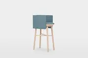 f&f Pet Dining Chair, Medium, Blue Green