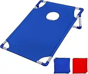 Bean Bag Toss Game,Lightweight Cornhole Boards Set | Space-Saving Toy with Storage Bag for Toddler Fun Indoor Outdoor Play Yard Beach Camping Lawn Birthday Party