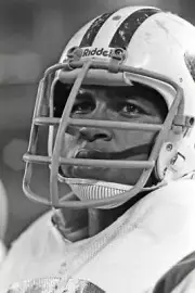 Offensive Lineman Winston Hill Of The New York Jets Nfl 1976 OLD PHOTO
