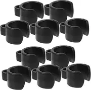 HANABASS 20pcs Cable Clip for Pole Mount Lightweight and Portable Cable Fixing Holder for Microphone Stands Tripods and Brackets Easy Installation for Outdoor Use