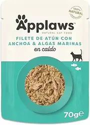 MPM Products Ltd Applaws Tuna Fillet Whole Anchovy 70g