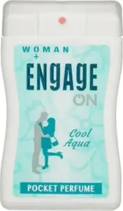 Engage ON Cool Aqua Pocket Perfume for Women Free Shipping 18ml 250 Sprays