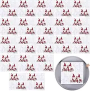 Santa Napkins - Decorative Guest Napkins | Christmas Paper Napkins, Pattern For Lunch And Dinner, Festive Napkins For Holiday,