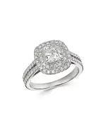 Bloomingdale's Fine Collection Cushion Cut Certified Diamond Engagement Ring in 18K White Gold, 2.0 tcw