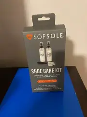 BRAND NEW SOF SOLE COMPLETE SHOE CARE KIT-CONTAINS:CLEANER-DEODORIZER-BRUSH