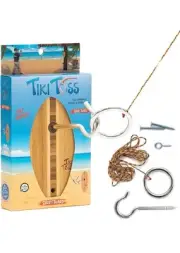 Tiki Toss Ring Game for Adults & Kids - Hook and Tiny, Hawaiian
