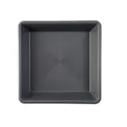 Saucer Plastic Northcote 30.7x3.5cm Sq Graphite Villa