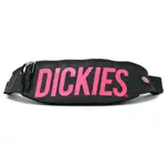 【DICKIES】14577800-62 日本限定 WAIST BAG 腰包 / 側背包 (黑色桃字) 化學原宿