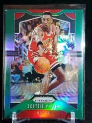 2019-20 Panini Prizm NBA SCOTTIE PIPPEN *Green Prizm Refractor!* #10