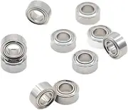 YFVFAGDMKV 10Pcs 4x7x2.5mm SMR74ZZ ABEC-9 Stainless Steel Bearing Fishing Reel Handles Bearing