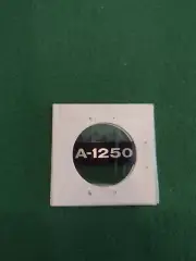 TEAC A-1250 Tape Deck Number Plate Custom Aluminum Reproduction