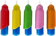 5 Multi-Color Aqua Brushes, Paint with Water Brush Set, Replacement Water Doodle Wow Pens by Kanga Toys for Drawing Books or Magic Mats, for Kids Ages 3+