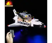 Brick Shine Light Kit for LEGO(R) NASA Space Shuttle Discovery 10283 - Remote Version