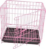 Generic Portable Dog Cat Playpen Folding Steel Pet Crate House Pet Cage for Small Medium Dogs