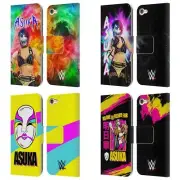 OFFICIAL WWE ASUKA LEATHER BOOK WALLET CASE FOR APPLE iPOD TOUCH MP3