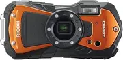 Ricoh WG-80 Orange Waterproof Digital Camera Shockproof Freezeproof Crushproof 03127