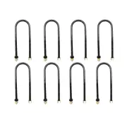 8 Pcs Front + Rear Leaf Spring U-Bolts for Toyota Landcruiser FJ40 BJ40 SWB