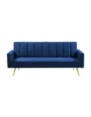 [Levede] 3 Seater Sofa Bed in Blue