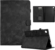 Case for Samsung Galaxy Tab A8 2022/2021, PU Leather Galaxy Tab A8 Case, Ultra Thin Protective Case Compatible with Glaxy Tab A8 10.5 Inch SM-X200/X205/X207 (Black)