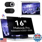 Magnetic Privacy Screen Protector Compatible with MacBook Pro 16 Inch (2021-2