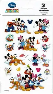 Mickey Mouse Clubhouse Minnie Pluto Goofy Donald KID SQUAD 51 Stickers