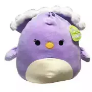 Squishmallows Elina The Purple Peacock 16 inch Plush