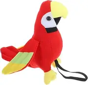 TOYANDONA Pirate Parrot Doll Soft Bird Toy Pirate Party Preferred Gifts Cactus Parrot Adorable Pirate Parrot On The Shoulder My Ben Talks Cockatoo Plush Cosplay Child
