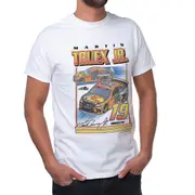 NASCAR Mens Classic Crew Tee - Martin Truex Jr - 8 White by DelSol for Men - 1 Pc T-Shirt (2XL)