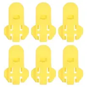 Manual Easy Can Opener, 6pcs - Plastic Soda Can Covers Lids Protector (Yellow)