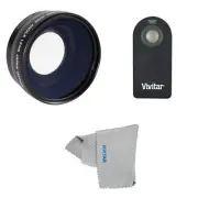 WIDE ANGLE LENS+ MACRO LENS+ REMOTE FOR CANON EOS REBEL 20D 30D 40D 60D T3 T3I