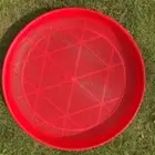 Plastic Fruit Basket Red Food Storage Tray Exquisite Sieve Basket Drying