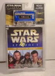 STAR WARS EPISODE 1 PHANTOM MENACE READ ALONG CASSETTE+BOOK. KID RHINO 1999.