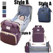 New 3 in 1 Foldable Baby Bed Mummy Bag Multifunction Baby Diaper Bag Backpack Wa