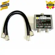MX72 Combiner 2-Way Antenna Splitter VHF UHF Accessories For Walkie Talkie Radio