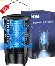 Rechargeable Electric Bug Zapper 4200V LED IPX5 Waterproof Outdoor Insect Killer