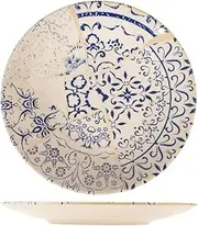 H&H 3238003 Alyssa Fruit Plate, Stoneware Decorated, 20 cm