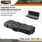 Tough Move 40 Inch Double Rifle Gun Hard Case - Crushproof Dustproof #1039