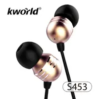 在飛比找PChome24h購物優惠-【Kworld 廣寰】音樂耳機麥克風S453(金色)