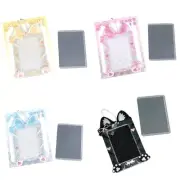 PVC Photo Card Protective Case for 3Inch Photo Card Bus Card Student Card