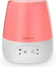 Sleepmac Classic Baby White Noise Machine & Night Light; 20 Soothing Sounds, ...