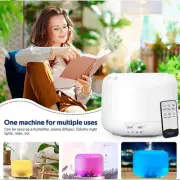 500ml Essential Oil Diffuser 3 In 1 Aromatherapy Ultrasonic Cool Mist Humidifier