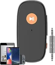 Wireless 5.3 Car Adapter | 5.3 Receiver Transmitter,2 in 1 Aux Connector for Home, Wireless Audio Adapter, Low Latency Wireless Audio