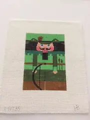 JB Designs CNT35 Robin Hood Archery Nutcracker 18 Ct. Handpainted Ndlpt. Canvas
