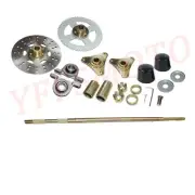 29'' Go Kart Mower Trikes Rear Axle Wheel Hubs kits Brake Disc Sprocket Assembly