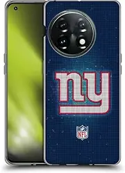 Head Case Designs Officially Licensed NFL LED New York Giants Artwork Soft Gel Case Compatible with OnePlus 11 5G