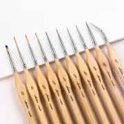 Miniature Paint Brushes,10Pcs Micro Detail Paint Brush Set，Small Thin Paintbrush